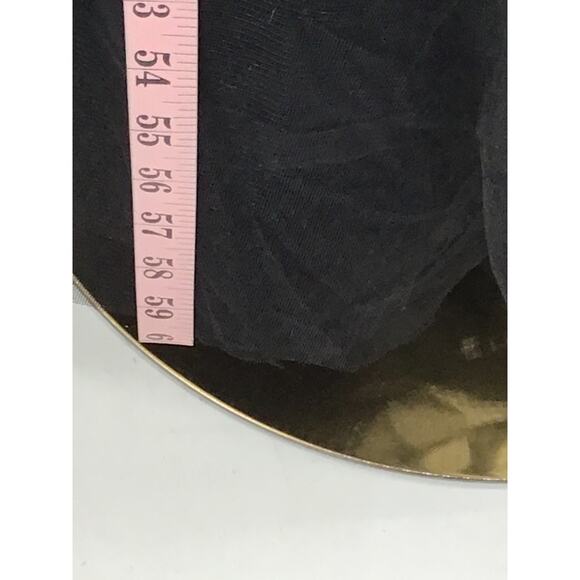 FORMAL SZ 2 XS Black embroidered lace up corset prom party mermaid maxi B101 - Picture 6 of 8